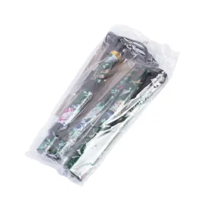 Bâton de marche floral pliante en aluminium léger randonnée extérieure pour les aînés