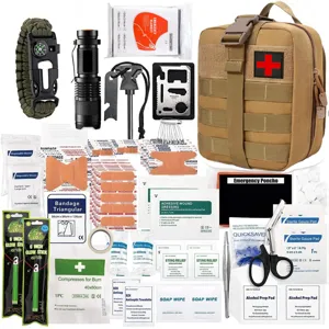 Kit de survie d'urgence pour camping en plein air sac à dos tactique multifonctionnel