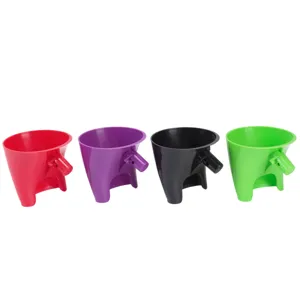 Σετ χωνί αλεύρι για μίξερ, χρωματιστά πλαστικά χωνιά με ειδικά άγκιστρα στερέωσης.