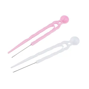 Outil de perles à repasser rose blanc DIY pince cuillère sélecteur accessoires set