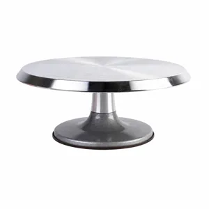 12 inch cake turntable aluminum alloy revolving stand for baking cake decorating rotating plate