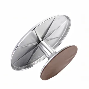 12-inch aluminum alloy cake turntable bottom detail, sturdy revolving stand for baking.