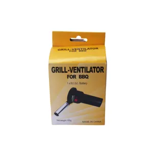 Ventilateur de barbecue électrique portable pour camping en plein air, outil de feu.