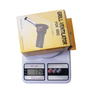 Ventilateur de barbecue électrique portable pour camping en extérieur et allume-feu.