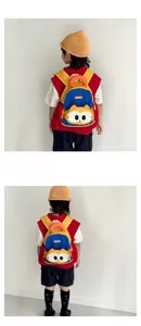 Cute cartoon cat kids backpack lightweight children school bag for boys and girls kindergarten use