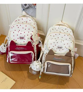 Süßer Studenten Rucksack große Kapazität Schule Katzenohr Tasche für täglichen Gebrauch