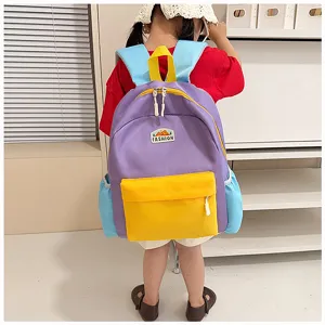 Kids colorful school backpack lightweight travel daypack for boys and girls daily use