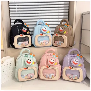Kids cartoon cute backpack for kindergarten boys and girls 3-6 years old school bag
