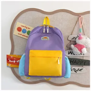 Colorful children school backpack for kindergarten kids cute daypack casual travel bag