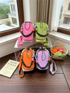 Women's Mini Crossbody Bag Colorblocking Woven Shoulder Phone Bag Oxford Cloth Casual Outdoor Fashion Handbag