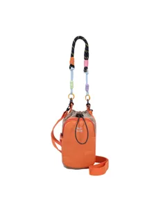 Colorful woven strap mini crossbody bag orange phone bag small outdoor shoulder bag
