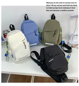 Details du sac a dos de cyclisme leger, sac de poitrine d'epaule pour homme et femme.