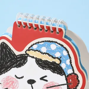 Mini desktop calendar 2027 cute animal cartoon spiral planner memo daily ornament
