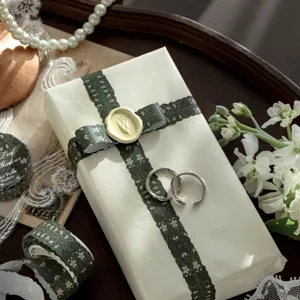 Nastro adesivo washi glitterato Momo rotolo decorativo estetico per cancelleria fai da te