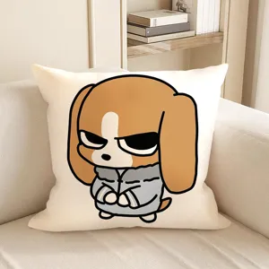 Simpatico cuscino in peluche di cane beagle morbido divano soggiorno camera decorazione casa