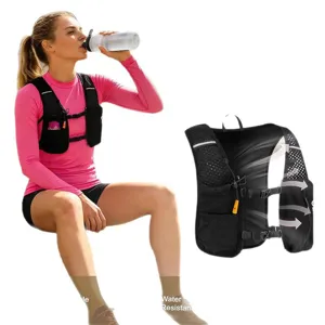 Ultralight running hydration backpack for trail running, cycling, and hiking use.