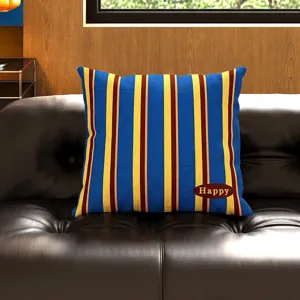 Cojin decorativo geometrico de mediados de siglo, funda de sofa comoda y agradable.