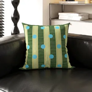 Mid-century Bauhaus throw pillow case, modern geometric striped decorative cushion cover