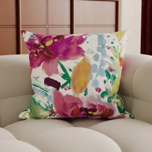 Decorative Floral Throw Pillow Cover Cushion Case Luxury Living Room Bedroom Sofa Pillow