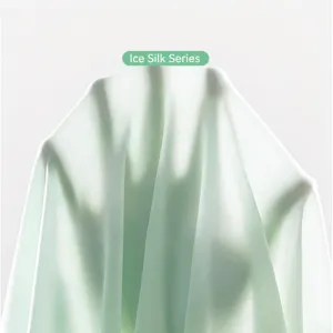 Summer ice silk air conditioning blanket, breathable thin cool nap quilt for home and kids.