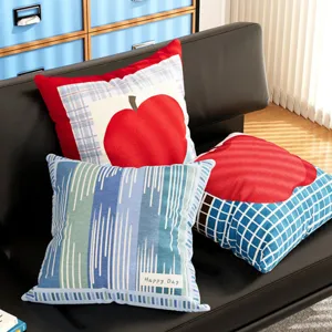 Bauhaus Apple Throw Pillow Soft Plush Cushion Cover Living Room Sofa Car Decorative Pillow
