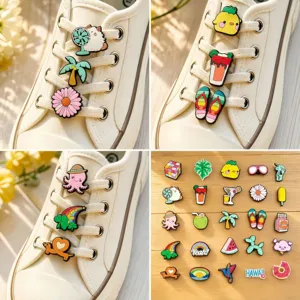 Breloques de chaussures mignonnes pour baskets, accessoires décoratifs créatifs pour les lacets.