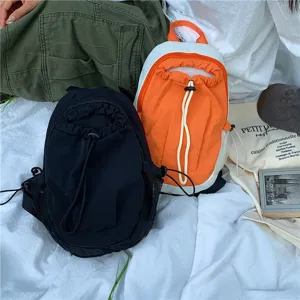 Sac à dos de sport en plein air décontracté, mini sac unicolore et colorblock.