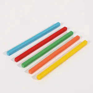 Colorful wooden counting sticks math educational toys for kids kindergarten learning tools