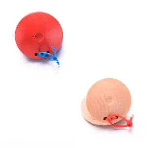 Wooden castanets Orff percussion musical toy for kids kindergarten early education rhythm