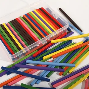 Children Educational Math Counting Sticks Toy Wooden Counting Rods With Storage Box For Kids School Learning