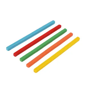 Colorful wooden counting sticks for kids math learning, early education math toy main image.