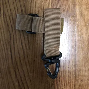 Clip per cinturino da guanto tattico in nylon moschettone portaoggetti multiuso