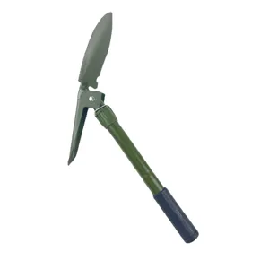 Foldable multi-functional military shovel for camping and outdoor survival use
