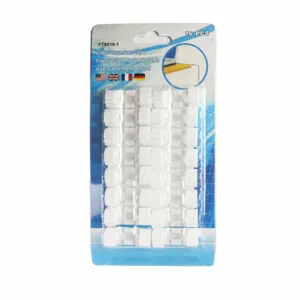 Clips de câble adhésifs 16 pcs organiseur de fil blanc pour gestion des câbles de bureau