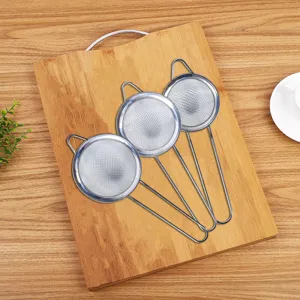 316 Stainless Steel Kitchen Fine Mesh Strainer Oil Skimmer Sieve For Soy Milk Food Filtering Tool