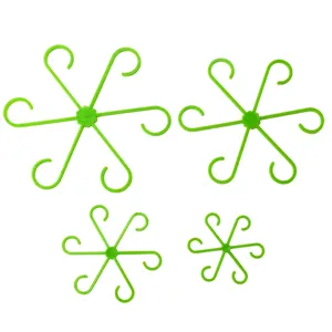 Anneau de Support de Tige de Plante en Plastique Piquets de Support de Plante Grimpante