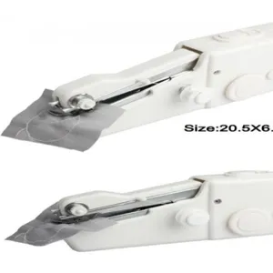 Portable handheld mini electric sewing machine in white compact design for home use new model