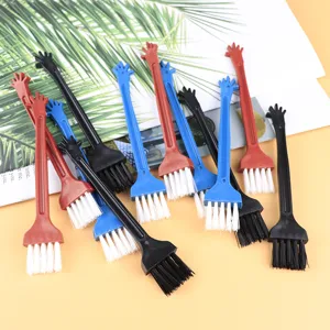 Mini Keyboard Cleaning Brush Plastic Hand Shaped Dust Sweeper For Electronics Small Gap Cleaning Tool Household Cleaning Supplies