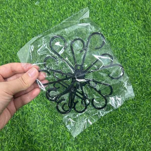 Pinces de support de tige de plante tuteur grimpant pour fleurs et lianes set de 4