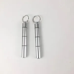 Stainless steel ear pick set portable rotating ear spoon tool 6 piece cleaning kit
