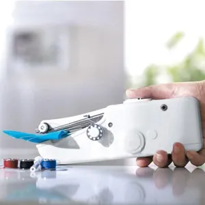 Portable Handheld Mini Electric Sewing Machine Cordless Stitcher Tool For Fabric Clothing Curtains Home Travel