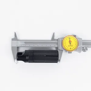 Wasserdichter EDC Überlebens Pillenbehälter aus schwarzem Aluminium für Outdoor Gear.