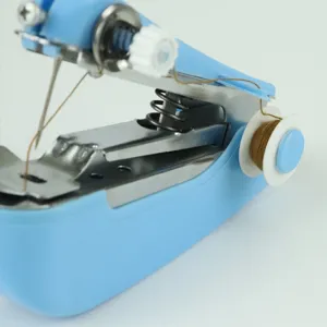 Handheld mini sewing machine portable compact manual sewing tool for home and travel use