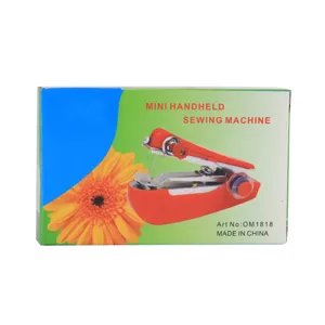 Portable mini handheld sewing machine for quick home repairs and DIY crafts, easy to use.