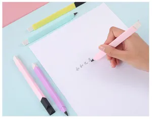 Kleurrijke eeuwige potloodset met handige gum, inkloos ontwerp voor schrijven en tekenen.