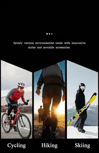Outdoor tactical sling detail image showing versatile usage for cycling, hiking and skiing.