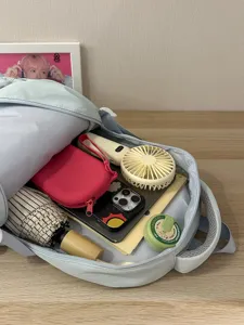 Neuer stilvoller Rucksack im Ins-Stil mit Farbblockierung für Studenten, großes Fach.