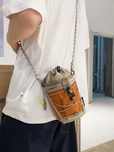 Outdoor hiking water bottle bag tactical crossbody bag lightweight sports shoulder bag for men