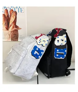 Koreanischer Stil Freizeit Rucksack grosse Kapazitaet Schule Tasche fuer Studenten.