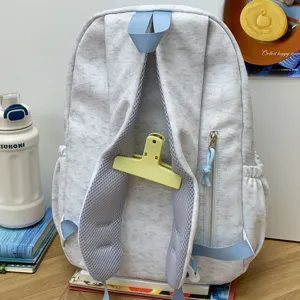Japanischer Stil lässiger minimalistischer großer süßer Schulrucksack für Damen.